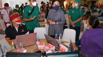 Vaksinasi Massal Raih Rekor MURI, Puan Sebut Semangat Kebhinnekaan