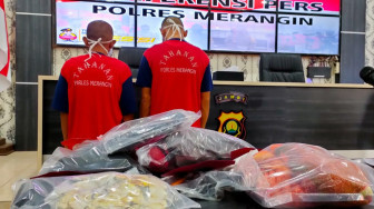 Sudah Gak Ada Akhlak! Dua Maling Ini Diringkus Polres Merangin, Beraksi saat..