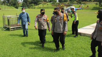 Pantau PSU di TPS Tanjab Timur, Wakapolda Minta Tetap Jaga Prokes