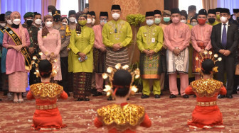 Pj Gubernur Hadiri Peringatan HUT Kota Jambi
