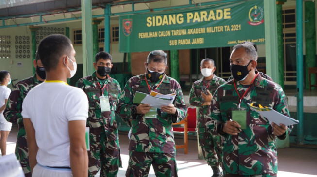 33 Pemuda Terbaik Jambi Ikut Seleksi Akmil di Palembang