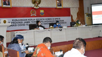 Komisi IX Datangi Provinsi Jambi Terkait Pelaksanaan Vaksinasi Covid-19