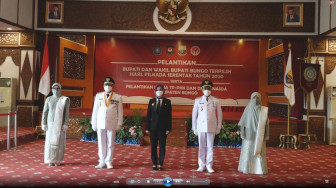 Pj Gubernur Jambi Lantik Bupati dan Wabup Bungo