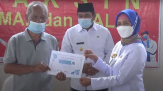 Ratusan Lansia Antusias Ikut Pekan Vaksinasi