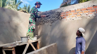 Pembangunan MCK Musholla Desa Bukit Beringin Hampir Rampung
