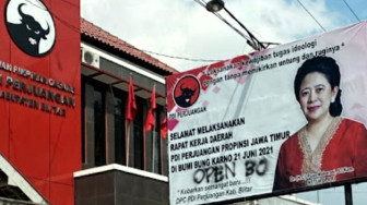Baliho Puan Maharani Dicoret 'Open BO', Ini Kata Polisi
