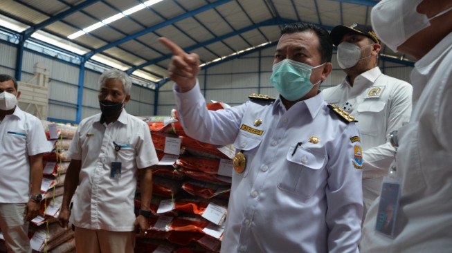 Jalani Perintah Jokowi, Haris Tinjau Gudang Bulog