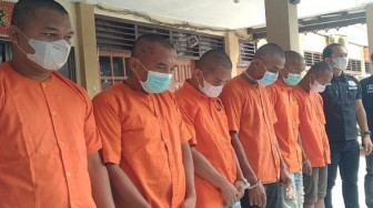 Polda Jambi Tangkap Komplotan Pencuri Komponen Alat Berat