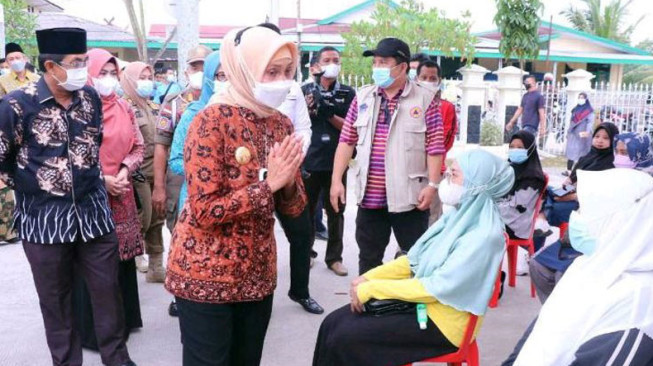 Vaksinasi Massal Covid-19 di Tanjung Jabung Barat Diapresiasi Pemprov