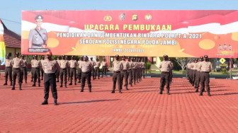 Kapolda Buka Diktuk Bintara Polri 2021