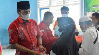 Edi Purwanto Pantau Penyaluran Bantuan PPKM Kemensos