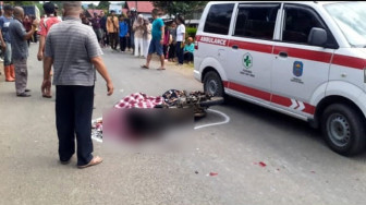 Bocah Desa Pematang Lingkung Tewas Ditabrak Dump Truck