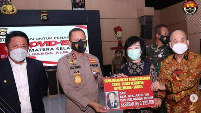 Polisi Periksa Anak Akidi Tio, Sumbangan Rp2 Triliun Hanya Prank?