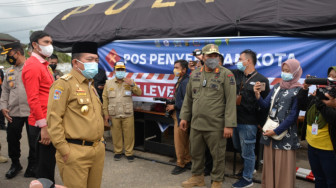 Haris Tengok Pengetatan PPKM Level 4 Kota Jambi
