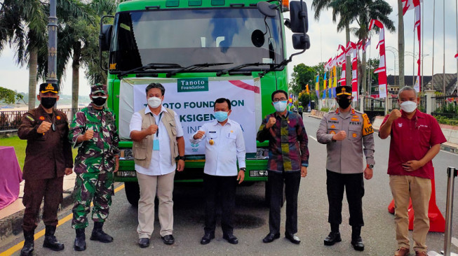 Gubernur dan Kapolda Jambi Apresiasi Bantuan Oksigen Asian Agri dan Tanoto Foundation