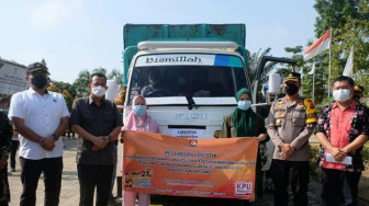 Wakil Bupati Muarojambi Lepas Surat Suara