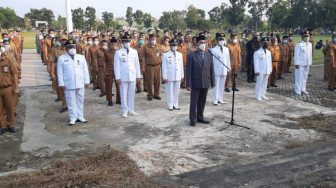 Masnah Lantik Ratusan Pejabat, Terbesar Sepanjang Tahun 2021