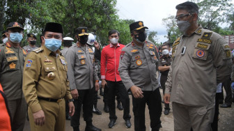 Gubernur Bersama Forkopimda Pantau PPKM Level 4 Kota Jambi