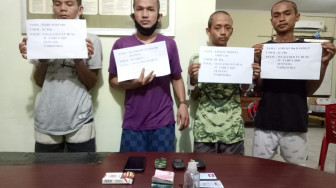 Penggerebekan Pesta Sabu di Rumah Kontrakan Bangko, 5 Orang Ditangkap