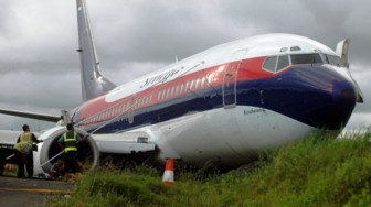 Peristiwa 27 Agustus, Sriwijaya Air Tergelincir di Bandara Sultan Thaha