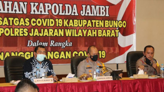 Kapolda Satukan Persepsi Penanganan Covid-19 di Bungo