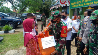 Usai Pembukaan Dansatgas TMMD Gelar Bakti Sosial