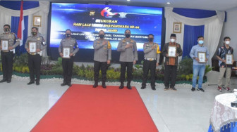 Peringati Hari Lalu Lintas Bhayangkara, Ini Pesan Kapolda Jambi....