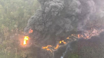 Sumur Minyak Ilegal Milik Oknum Polisi Terbakar, Bikin Hal Bae, Jok….