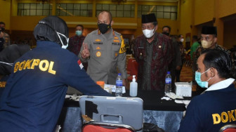 Setelah Vaksin Masyarakat Umum, Polda Jambi Sasar Pelajar