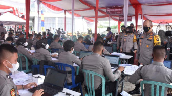 Santri dan Ustadz Sasaran Vaksinasi Polda Jambi