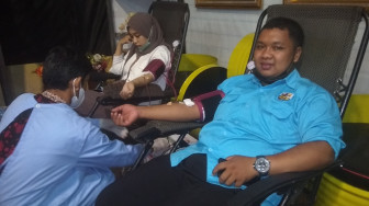 KNPI Jambi Gelar Bakti Sosial Vaksinasi dan Donor Darah