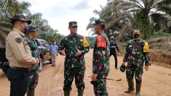 Tim Wasev Tinjau Pembukaan Jalan TMMD 112 Kodim 0416/Bute