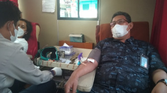 Sambut Hari Listrik Nasional, PLN Jambi Gelar Donor Darah