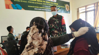 SKK Migas - PetroChina dan Kodim 0419/Tanjab Gelar Vaksinasi Dua Hari