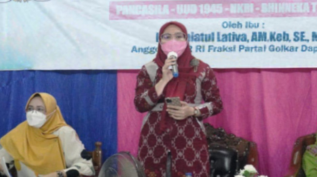 Saniatul Lativa Ajak Perempuan PKK di Tebo Pahami Empat Pilar