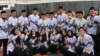 Kata Haris Saat Peringatan Hari Guru dan PGRI
