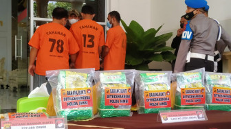 Jaringan Narkoba Lintas Provinsi Dibekuk Polisi Jambi, Sabu Senilai Rp6 M Disita