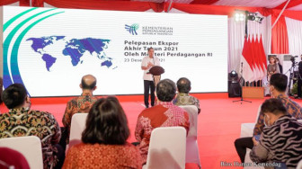Lepas Ekspor Senilai Rp35,03 Triliun, Mendag: Ekonomi Nasional Mulai Pulih
