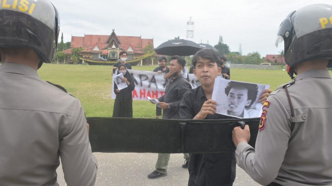 PMII Juarai Lomba Unjuk Rasa Polda Jambi