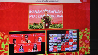 Iin Kurniasih Hadiri HUT DWP ke-22 secara Virtual