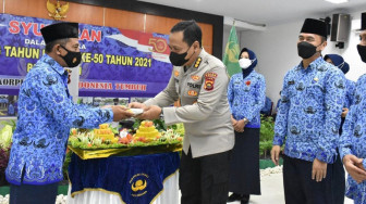 Peringatan HUT ke-50 Korpri di Polda Jambi