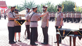 Kapolda Tutup Pendidikan dan Lantik Bintara Angkatan 2021