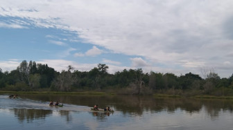 OPD Batanghari Ikut Lomba Perahu, Cara Baru Kenalkan Danau Letang
