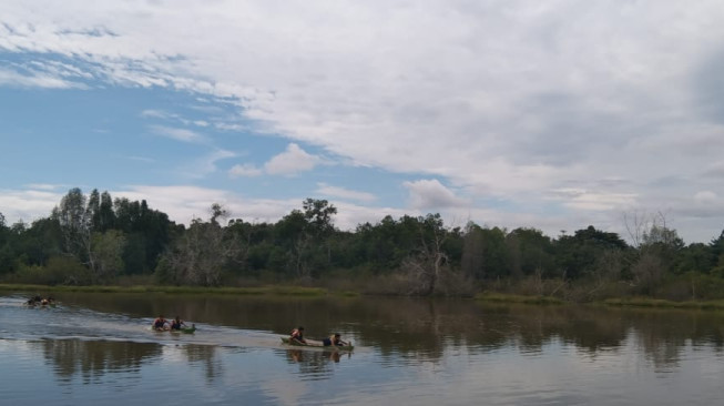 OPD Batanghari Ikut Lomba Perahu, Cara Baru Kenalkan Danau Letang