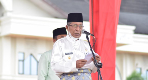 Pimpin Upacara HUT Jambi, Wagub Sani: Kita Harus Maksimal