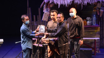 Aksi Galang Dana Peduli Semeru Tanpa Dihadiri Fasha