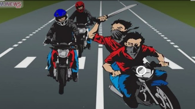 Gank Motor Makin Brutal, Jambi Makin Tak Nyaman