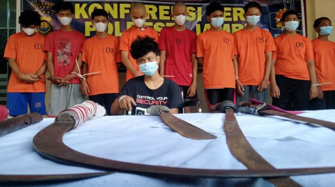 Polresta Jambi Tumpas Kelompok Gank Motor Sadis