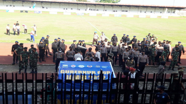 Kota Jambi vs Batanghari 2 - 1, Pertandingan Diwarnai Bentrok