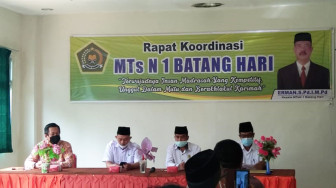 Jadi Ketua Komite, Iwan Gunawan Maksimalkan MTsN 1 Batanghari